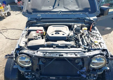 2021 Jeep Wrangler 4Xe Unlimited Sahara 4X4 z USA, uszkodzony, nr VIN 1C4JJXP66MW724069